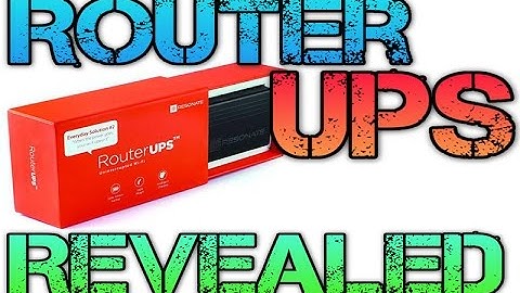 Unboxing WIFI Router UPS Resonate