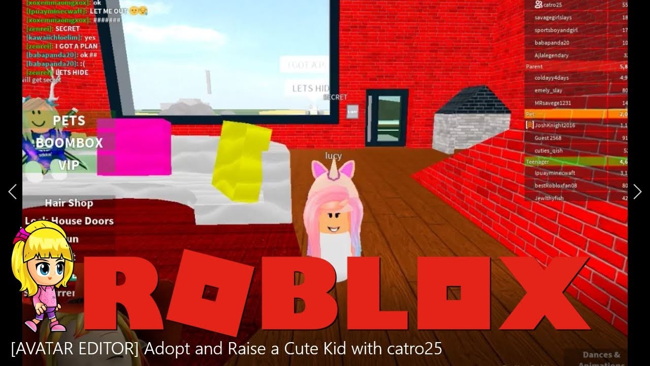 ROBLOX Adopt and Raise a Cute Kid with catro25 