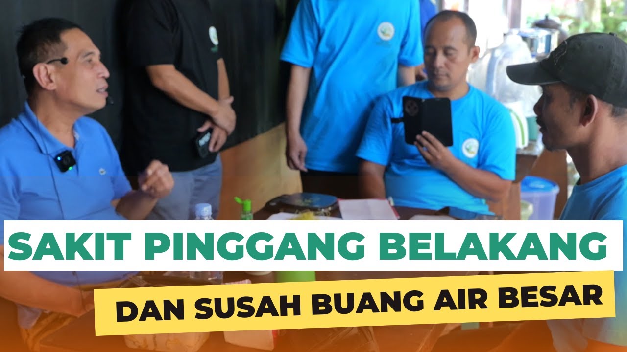 Sakit Pinggang Belakang dan Susah Buang air Besar