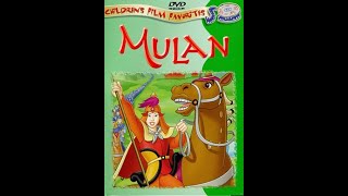 Opening To Mulan 1999 DVD