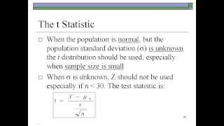 Details Hypothesis Testing for Mean - Small Samples (Pat Obi) Guide