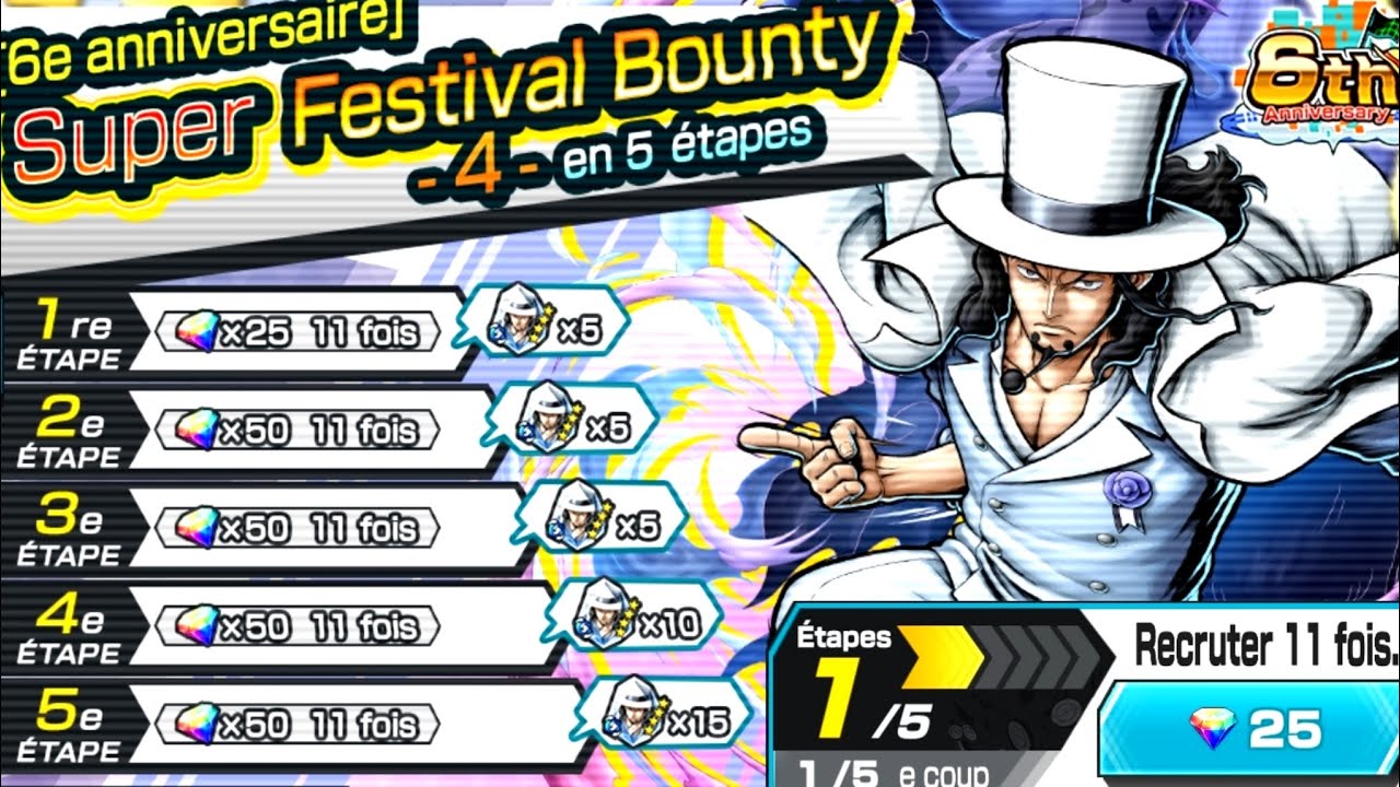 Compte One Piece Bounty Rush Niveau 8 SBF - Android/iOS