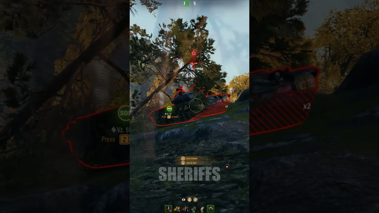 Объект 277 Цель подбита  