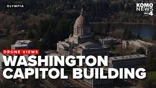 DRONE VIEWS: The Washington State Capitol in Olympia