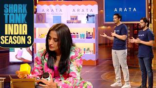 Shark Tank में आखिर क्यों आई ‘Arata’ जैसी बड़ी Brand? | Shark Tank India S3 | Male Entrepreneurs