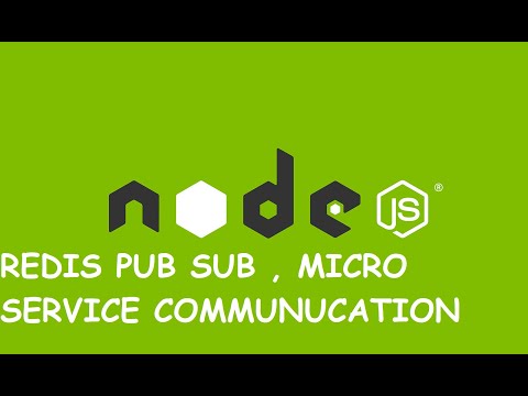 Nodejs Redis Pub Sub (Micro Service Communucation)