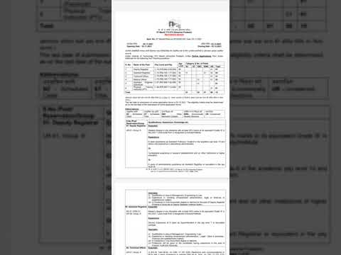 IIT Mandi recruitment for various posts.