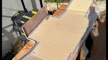 Deck Core Replacement; remove Balsa core - add foam core.