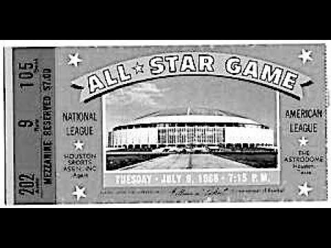 1968 MLB All Star Game HOUSTON Original NBC Broadcast (Kinescope)