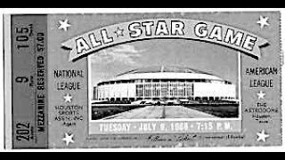1968 MLB All Star Game HOUSTON Original NBC Broadcast (Kinescope)