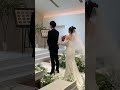 【ファーストミート】振り返った新郎の反応にご注目👀#結婚式#shorts