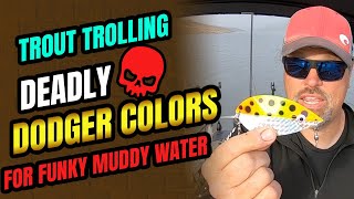 Trout Trolling: Best Dodgers Colors & Sizes For Rising Lake Levels