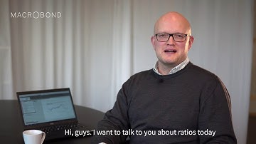 Turn any series in our database into a ratio