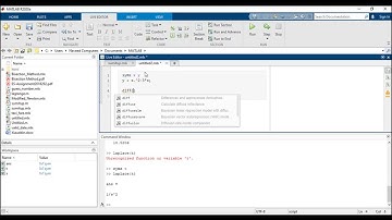 How to find the derivative at a point in MATLAB| Derivative in MATLAB