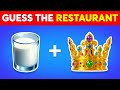 Guess The Word by Emoji - Food and Restaurant Edition 🥛👑 Quiz Sloth