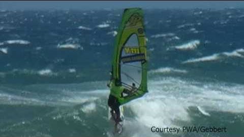 Ricardo Campello Triple loop windsurfing