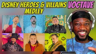 Voctave - Disney Heroes & Villains Medley | Official Music Video | REACTION