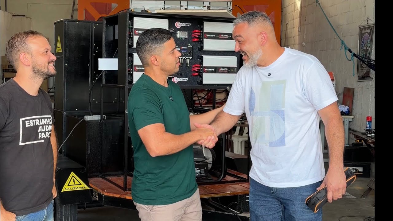 Mostrando meu Novo Sistema 3 Graves no HD para Renan Lopes 