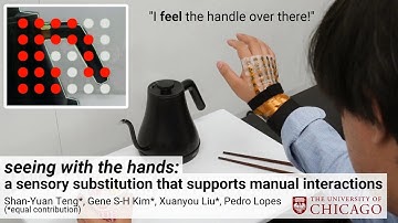 Seeing with the Hands: A sensory substitution that supports manual interactions