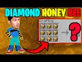 I Found Diamond Honey Armour in Honey Bee Dimension world  | minecraft Hindi