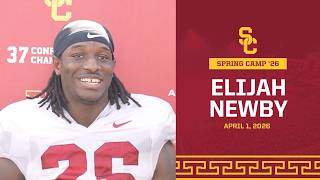 Usc Lb Elijah Newby Trojan Football Spring Camp 4.1.26