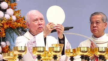 Thánh lễ Tạ Ơn dịp Sinh Nhật 80 của Đức cha Giuse Đinh Đức Đạo tại  Trung Tâm HH Đức Mẹ Núi Cúi