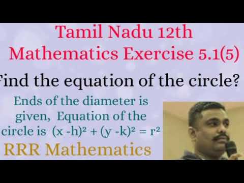 Class-12/Two Dimensional Analytical Geometry/Exercise 5.1(5)/Find the equation of the circle?