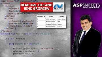 Read XML File and bind GridView in ASP.Net