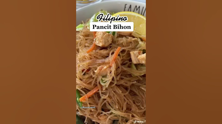 How to Make Filipino Pancit Bihon #shorts