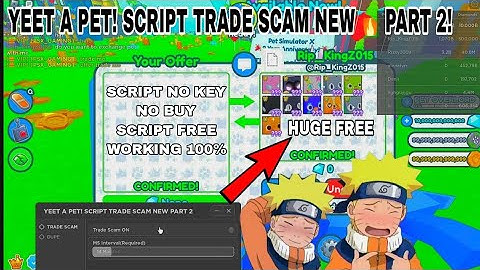 YEET A PET! (PET SIMULATOR X!) SCRIPT TRADE SCAM NEW 🔥 | NO BUY | SCRIPT FREE | PART 2