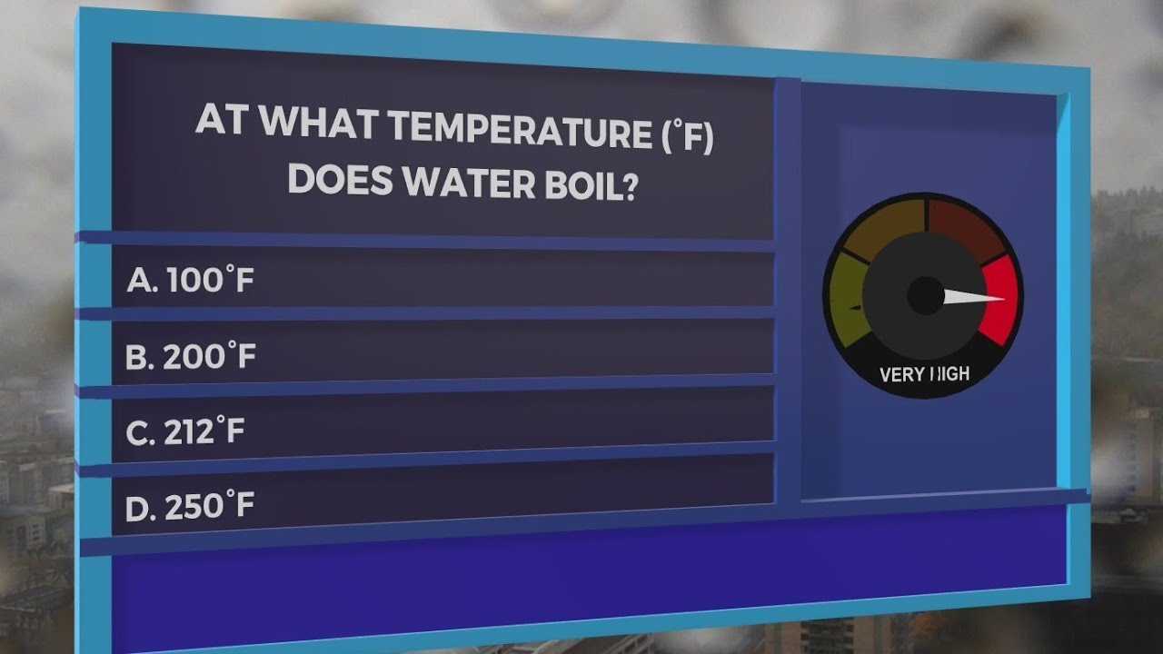 Weather Trivia Tuesday: At what temperature does water boil? - YouTube