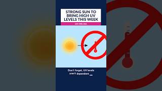 Don’t underestimate the strength of the sun in April. ☀️⚠️ @liamduttonweatherman