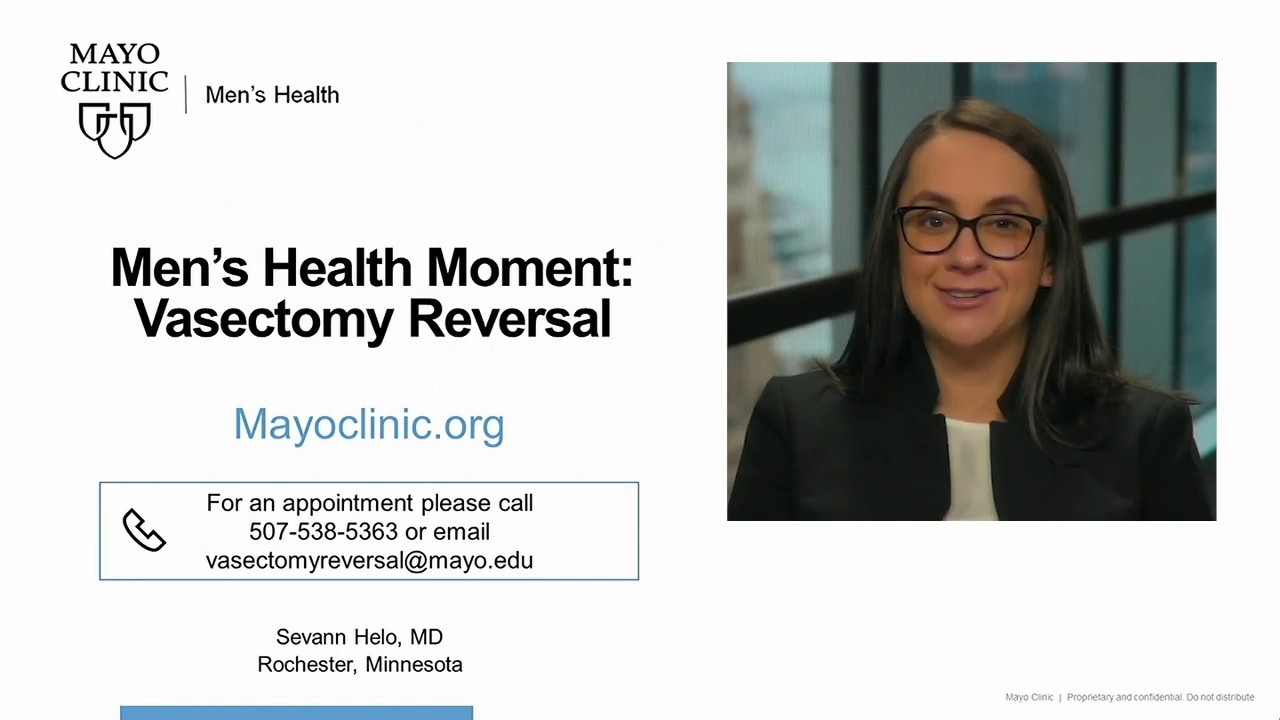 Men's Health Moment: Vasectomy Reversal: Success Rates
