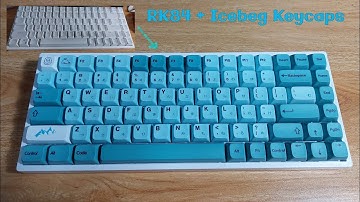 My Stress Buster Keyboard: Royal Kludge 84 + Iceberg Keycaps