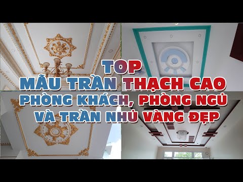 Video: Thạch Cao Trang Trí Nội Thất (47 ảnh): Sản Phẩm Nội Thất Màu Trắng Dùng Cho Nội Thất Phòng Khách Và Phòng Ngủ