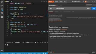 Learning MEAN Stack by Building Real world Application : Create Invoice Listing Endpoint Profile