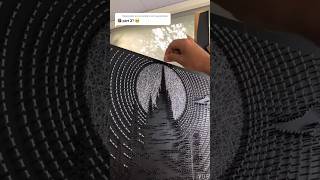 🧵 How Iram Lima made String Art-Part 2 #shorts  #stringart  #arttutorial  #youtubeshorts