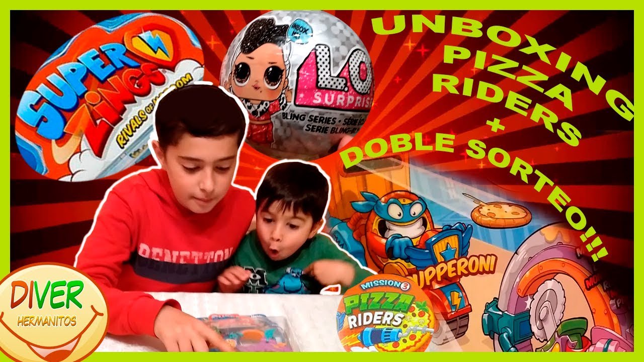 Pizza Rider SUPERZINGS SERIE 3 PIZZA RIDERS | SUPER SORTEO - YouTube