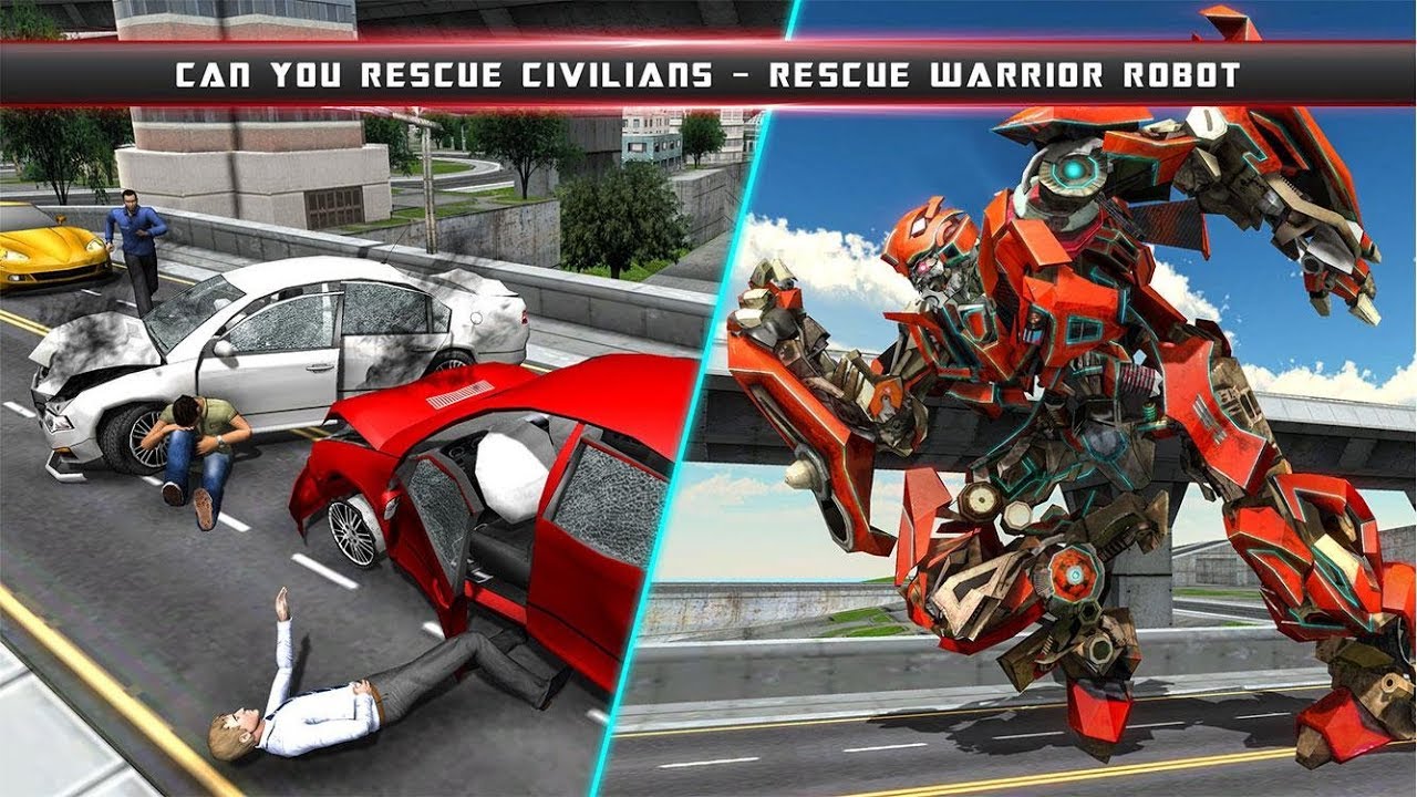 City Ambulance Robot Transformation Game Training (By Game Scapes Inc) Android Gameplay HD