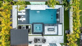 Modern Resort-Style Backyard | Florida Custom Pool Design