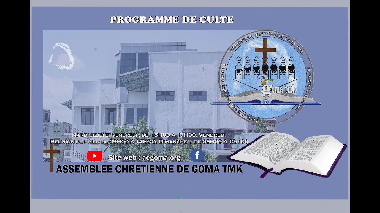 2025 07 06 Dimanche. Frère JEAN MUNDEKE. Il m'a oint pour le service. Assemblée Chrétienne de Goma