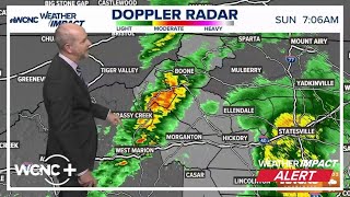8 a.m. severe weather update: Tornado watch for eastern NC