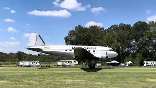 Triple Tree Aerodrome 2023 DC-3 & Electra Arrival