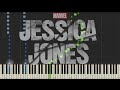 Jessica Jones - Main Theme - Piano (Synthesia)
