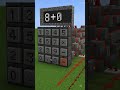 Creating a Functional Calculator in Minecraft with Redstone