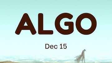 22. Algorand ALGO Technical Analysis (15 Dec 2021)