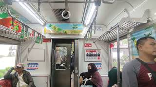 【走行音】KRL Commuter Line seri JR南武線205系205-129Fナハ8モハ205-354. Ps.minggu Baru-Tebet Station.