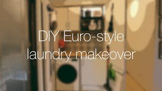 Euro Laundry Makeover