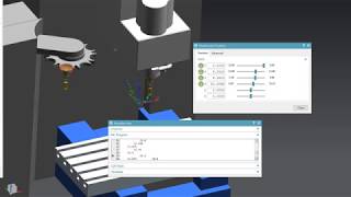 NX Simulating G Code - Illustration only