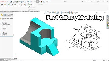 Simple Part in SolidWorks | Easy and Fast 3D Modeling